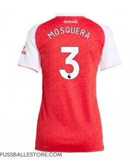 Günstige Arsenal Cristhian Mosquera #3 Heimtrikot Damen 2025-26 Kurzarm